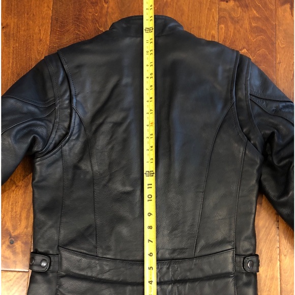 River Road Ladies Leather Heavy Duty Motorcycle Jacket - Size S - Picture 8 of 11